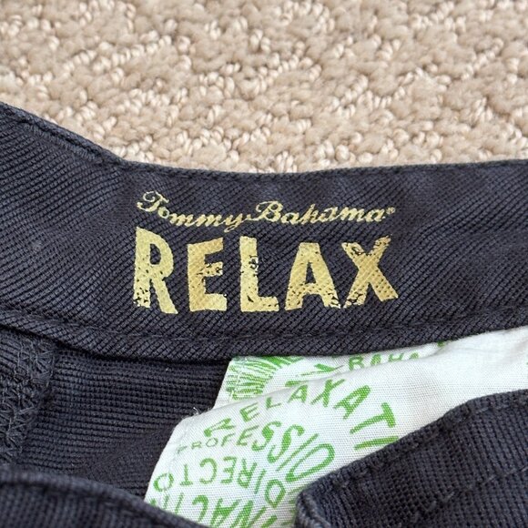 Tommy Bahama Cargo Shorts Relax Key Grip 9.5-inch Blue Flat Front Size 42 #TR808 - Picture 3 of 12